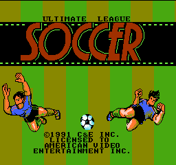 Ultimate League Soccer (USA) (Unl) Title Screen